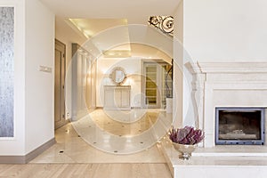 Contemporary palatial interiors impressing with their glamour