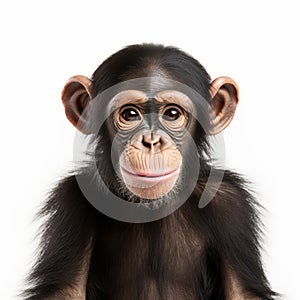 Contemporary Realist Portrait Photography Of Baby Chimpanzee