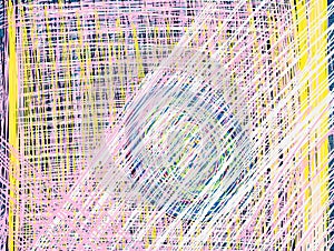 Interwoven Lines â Contemporary Scribble Art