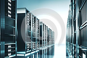 Contemporary server room