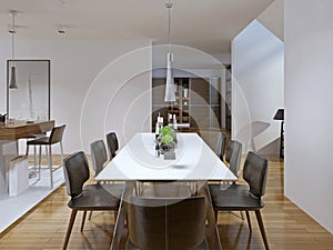 Contemporary style dining room