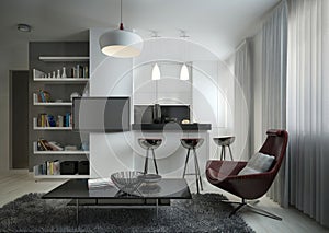 Contemporary style studio