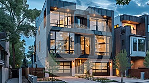 Contemporary Urban Townhome photo