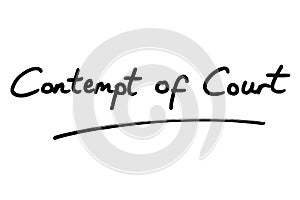 Contempt of Court