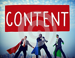Content Blogging Communication Publication Concept photo