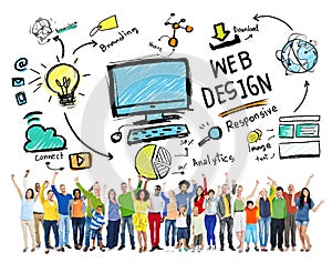 Content Creativity Digital Graphic Layout Webdesign Concept