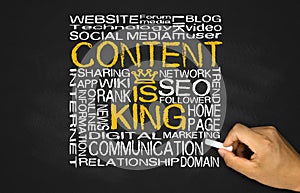 content is king concept