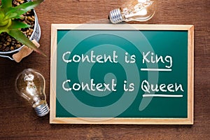 Content is King, Context is Queen photo