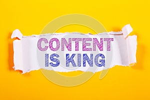 Content is King, Motivational Internet Social Media Words Quotes