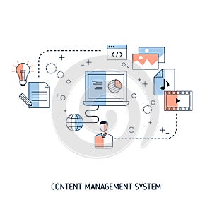 Content Management System concept
