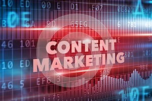 Content marketing concept