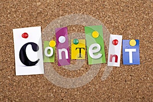 Content Marketing seo concept