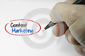 Content Marketing Word