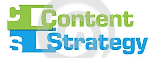 Content Strategy Green Blue Abstract Stripes