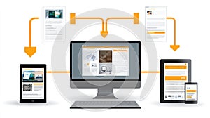Content system design: management portal, web module, file organizer, user dashboard, data handler, page editor