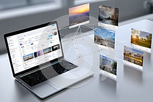Content system design: management portal, web module, file organizer, user dashboard, data handler, page editor