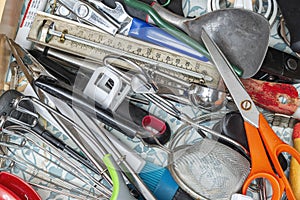 Kitchen Junk Drawer Contents photo