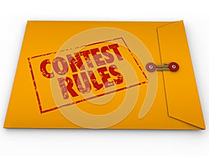 Contest Rules Classified Envelope Terms Conditions Entry Form photo