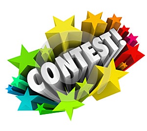 Contest Word Stars Fireworks Exciting Raffle Drawing News photo