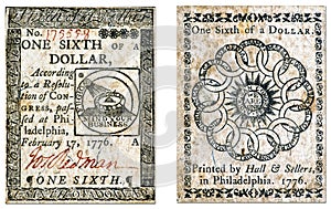 Continental Currency Dollar.