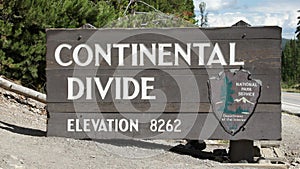 Continental Divide sign