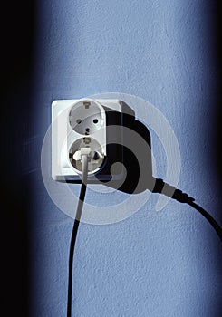 Continental Electrical Plug Socket and Lead