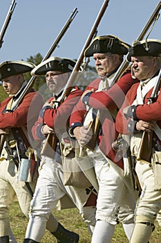 Continentals on the march