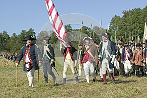 Continentals on the march