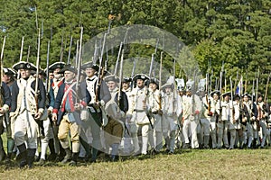 Continentals on the march
