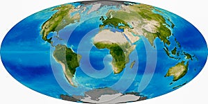 Continents map of the world, Atlas of the World's Continents and Oceans, Earth map. Elements of this image furnished by NASA