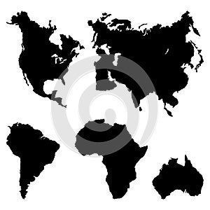 Continents Pictogram