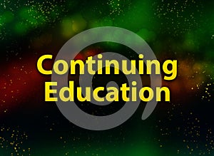 Continuing Education abstract bokeh dark background
