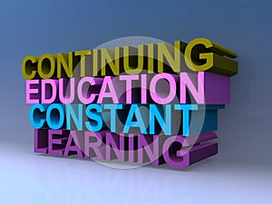 Continuing education constant learning photo