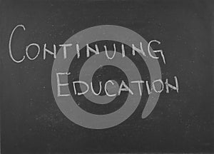 Continuing education.