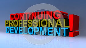 Continuing professional development on blue