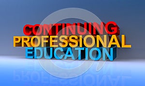 Continuing professional education on blue