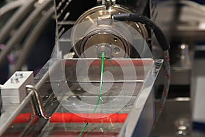 Continuous extrusion of plastic filament