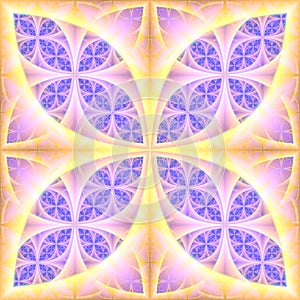 Continuous fractal astral worlds pattern.