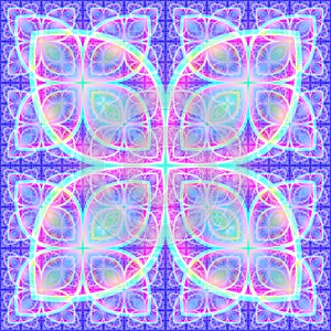 Continuous fractal astral worlds pattern.