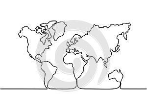 Map of the Earth