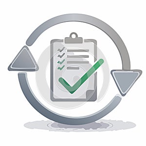 Continuous Quality Control Process Icon