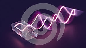 Continuous Smooth Analog Wave Sampled Discrete Digital Pulse Sequence