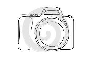 A Digital camera line drawing