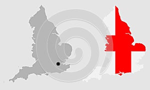 Contour of England