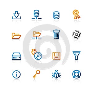 Contour file server icon