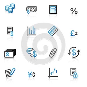 Contour finance web icons