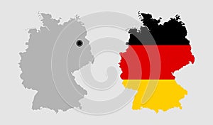 Contour of Germany