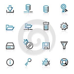 Contour server web icons