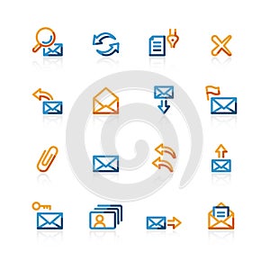 Contour web-mail icons