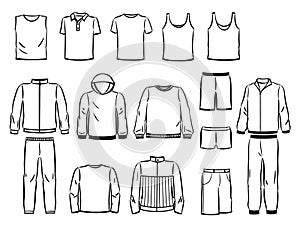 Contours of male sports style